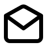 Open Envelope (Outline) Free Open-Source SVG Icon