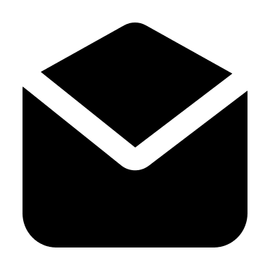 Open Envelope (Solid) Free Open-Source SVG Icon (Flowbite Icons)