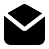 Open Envelope (Solid) Free Open-Source SVG Icon