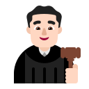 Lightly Styled Male Judge Free Open-Source SVG Icon