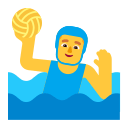 Water Polo Player (Flat) Free Open-Source SVG Icon