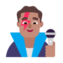 Medium Male Singer (Flat) Free Open-Source SVG Icon