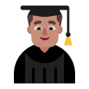 Medium Male Student (Flat) Free Open-Source SVG Icon