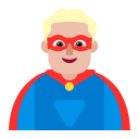 Medium Light Superhero Man (Flat) Free Open-Source SVG Icon