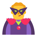 Supervillain Character (Flat) Free Open-Source SVG Icon