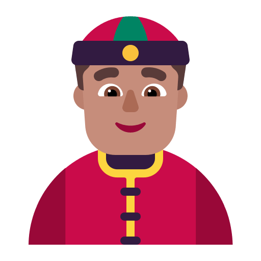 Medium Person Wearing Skullcap (Flat) Free Open-Source SVG Icon (Fluent Emoji Flat)