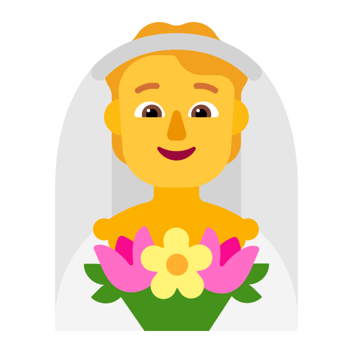 Person With Veil (Flat) Free Open-Source SVG Icon (Fluent Emoji Flat)