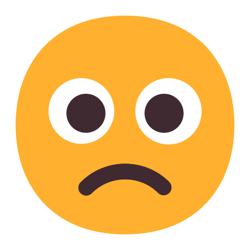 Slightly Frowning Face (Flat) Free Open-Source SVG Icon (Fluent Emoji Flat)