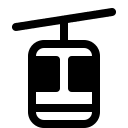 Aerial Tramway System Free Open-Source SVG Icon