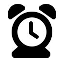 Alarm Clock Free Open-Source SVG Icon