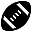 American Football (High Contrast) Free Open-Source SVG Icon