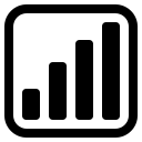 Antenna Signal Bars (High Contrast) Free Open-Source SVG Icon