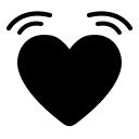 Beating Heart (High Contrast) Free Open-Source SVG Icon