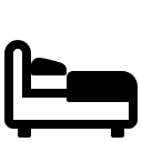 Bed (High Contrast) Free Open-Source SVG Icon