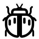 Beetle (High Contrast) Free Open-Source SVG Icon