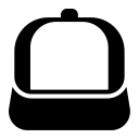 Billed Cap (High Contrast) Free Open-Source SVG Icon