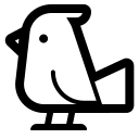 Bird (High Contrast) Free Open-Source SVG Icon