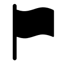 Black Flag (High Contrast) Free Open-Source SVG Icon