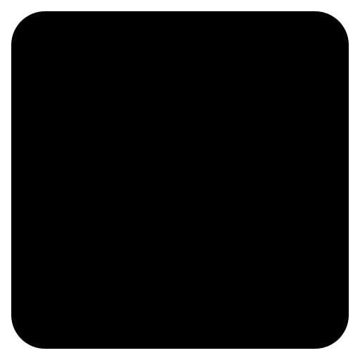 Large Black Square Shape Free Open-Source SVG Icon (Fluent Emoji High Contrast)