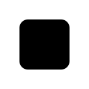 Medium Black Square (High Contrast) Free Open-Source SVG Icon