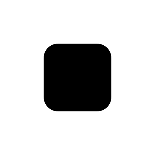 Small Black Square (High Contrast) Free Open-Source SVG Icon (Fluent Emoji High Contrast)