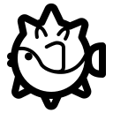 Blowfish Emoji Free Open-Source SVG Icon