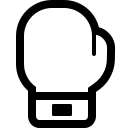 Boxing Glove (High Contrast) Free Open-Source SVG Icon