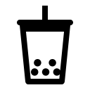 Bubble Tea Drink Free Open-Source SVG Icon