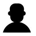 Bust in Silhouette (High Contrast) Free Open-Source SVG Icon