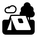 Camping Activity Free Open-Source SVG Icon