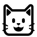 Cat Face Emoji Free Open-Source SVG Icon