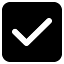 Checked Checkbox (High Contrast) Free Open-Source SVG Icon