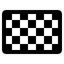 Chequered Racing Flag (High Contrast) Free Open-Source SVG Icon