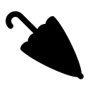 Closed Umbrella (High Contrast) Free Open-Source SVG Icon