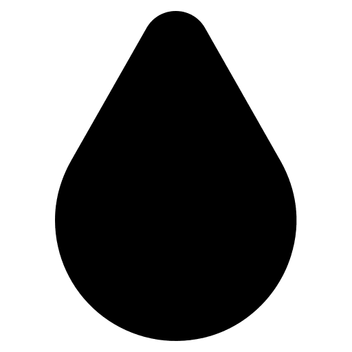 Drop of Blood Free Open-Source SVG Icon (Fluent Emoji High Contrast)