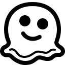 Melting Face Emoji (High Contrast) Free Open-Source SVG Icon