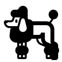 Poodle Dog (High Contrast) Free Open-Source SVG Icon