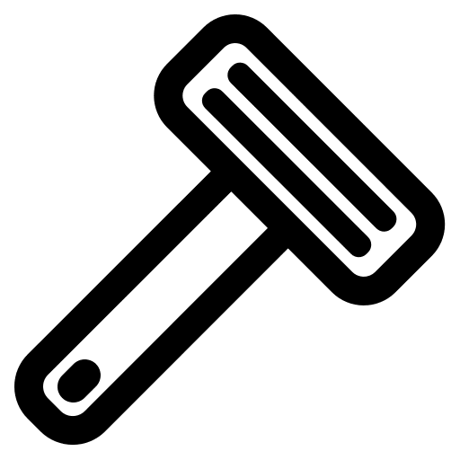 Razor Tool (High Contrast) Free Open-Source SVG Icon (Fluent Emoji High Contrast)