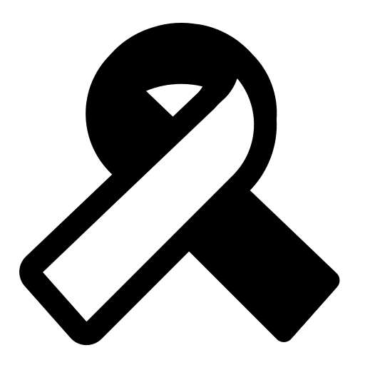 Reminder Ribbon (High Contrast) Free Open-Source SVG Icon (Fluent Emoji High Contrast)