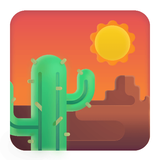 Desert Landscape Free Open-Source SVG Icon (Fluent Emoji)