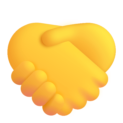 Handshake Gesture Free Open-Source SVG Icon (Fluent Emoji)