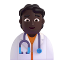 Dark Health Worker (Fluent) Free Open-Source SVG Icon