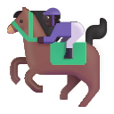 Dark Horse Racing (Fluent) Free Open-Source SVG Icon