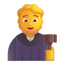 Judge (Fluent Emoji) Free Open-Source SVG Icon