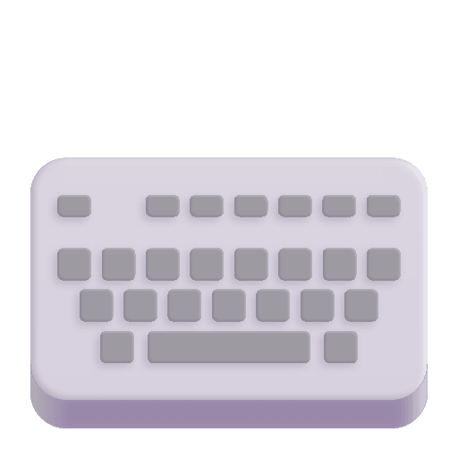 Keyboard Device Free Open-Source SVG Icon (Fluent Emoji)