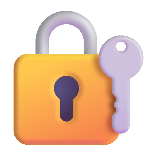 Locked Padlock with Key (Fluent) Free Open-Source SVG Icon (Fluent Emoji)