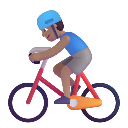 Medium Biking Man (Fluent) Free Open-Source SVG Icon (Fluent Emoji)