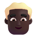 Man with Blonde Hair (Fluent) Free Open-Source SVG Icon