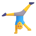 Man Cartwheeling (Fluent) Free Open-Source SVG Icon