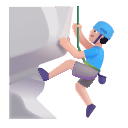 Climbing Man (Light) Free Open-Source SVG Icon